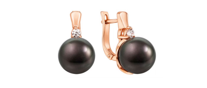 Як відрізнити справжні перли: золоті сережки з перлами та фіанітами