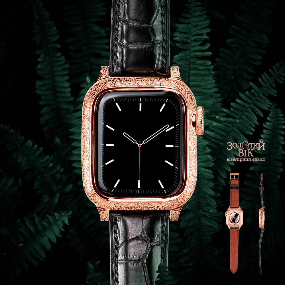 золотий корпус для годинника Apple Watch