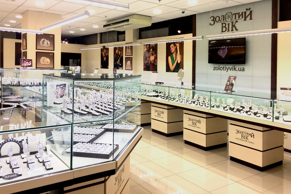 Новый ювелирный магазин «Золотой Век» в Киеве открытие