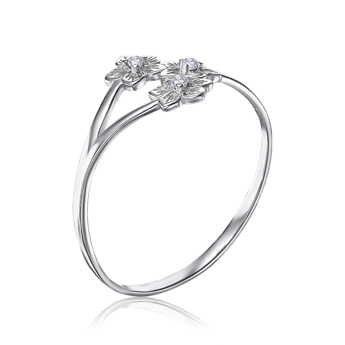 Серебряное кольцо 001003/12/1/13