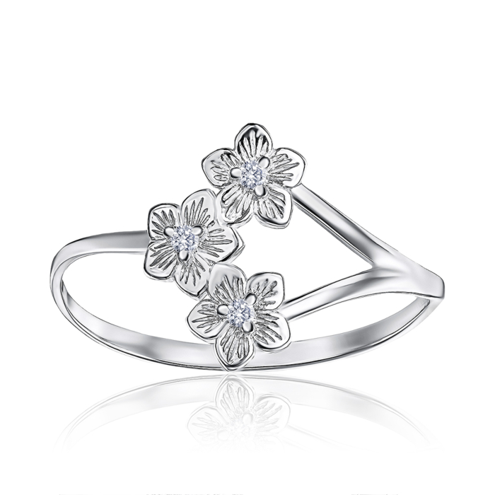 Серебряное кольцо 001003/12/1/13