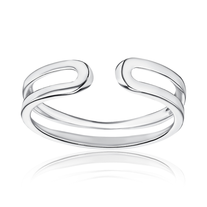 Срібна каблучка без вставки 001125/12/1