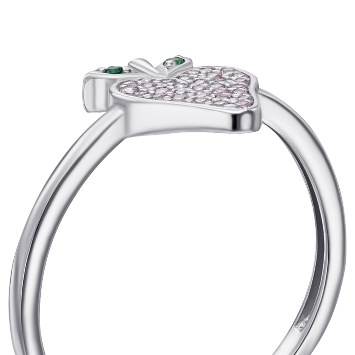 Серебряное кольцо с фианитами 001356/12/1/3967