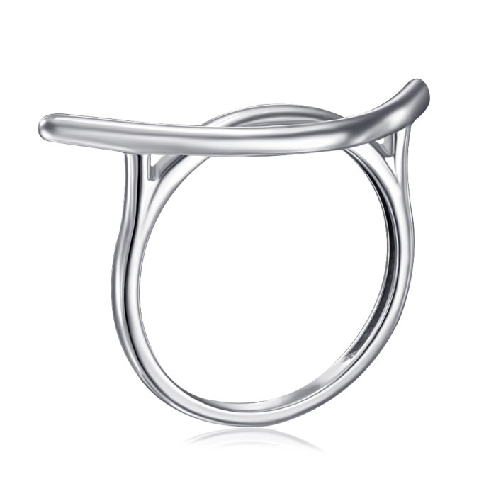 Серебряное кольцо без вставки. Артикул 001464/12/1