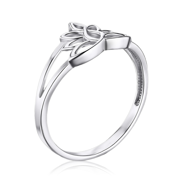 Серебряное кольцо Цветок Лотоса 001487/12/1