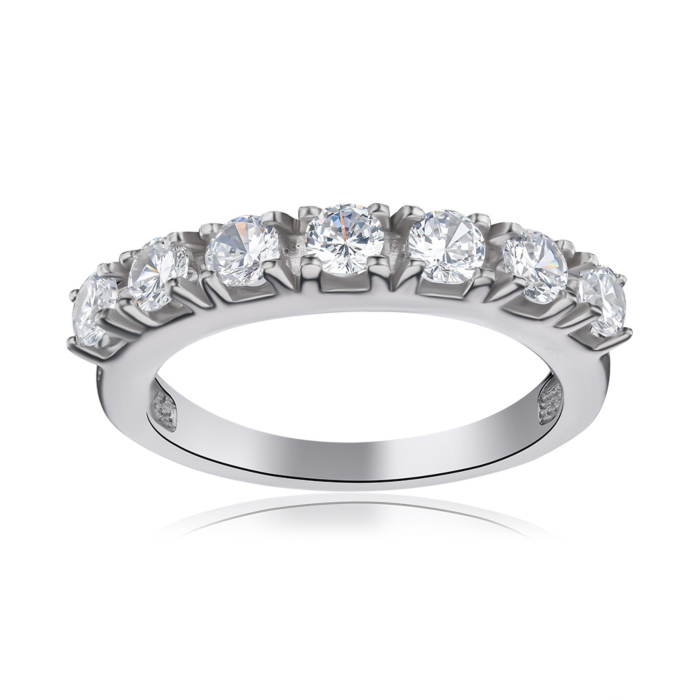 Серебряное кольцо с фианитами 00820/12/1/53