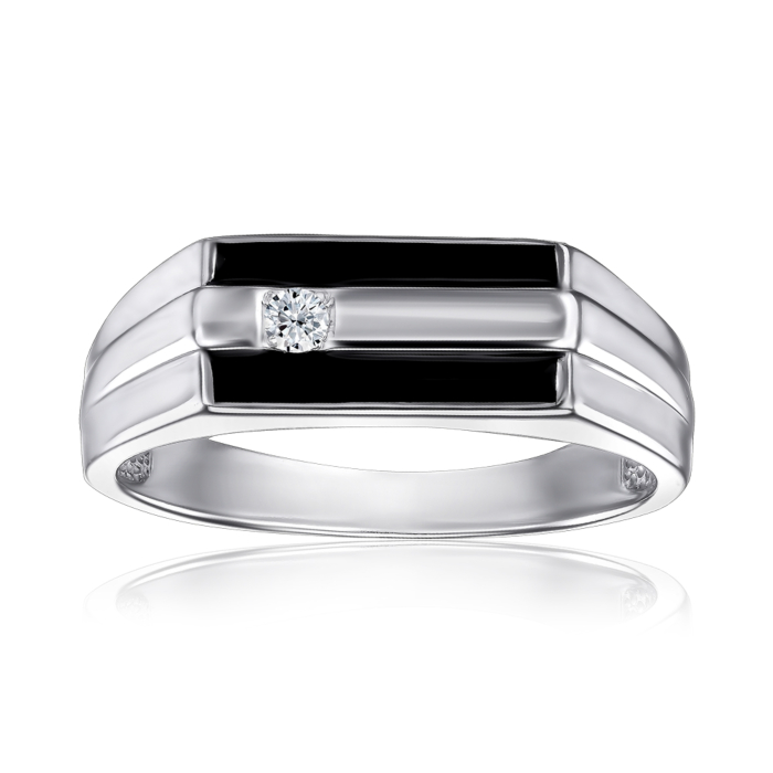 Серебряная печатка. Артикул 00874/12/1/1023