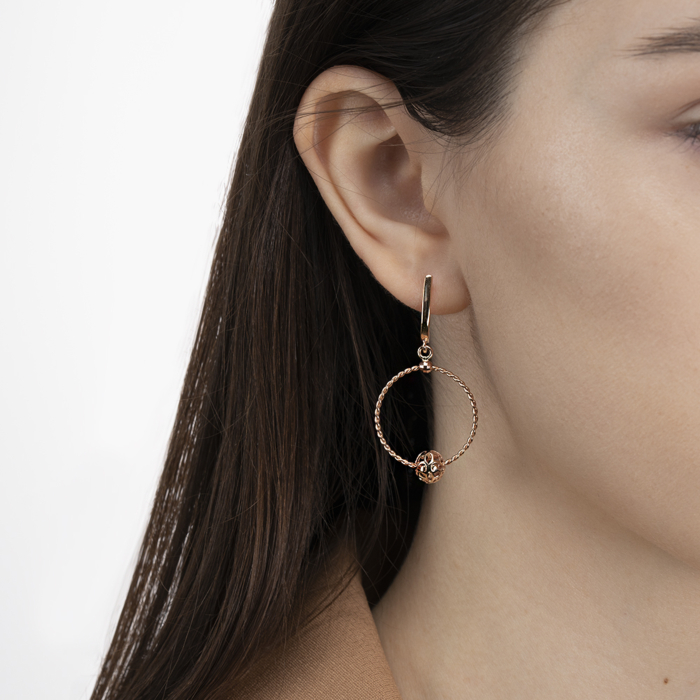 Золоті сережки-підвіски. Артикул 02405/01/0