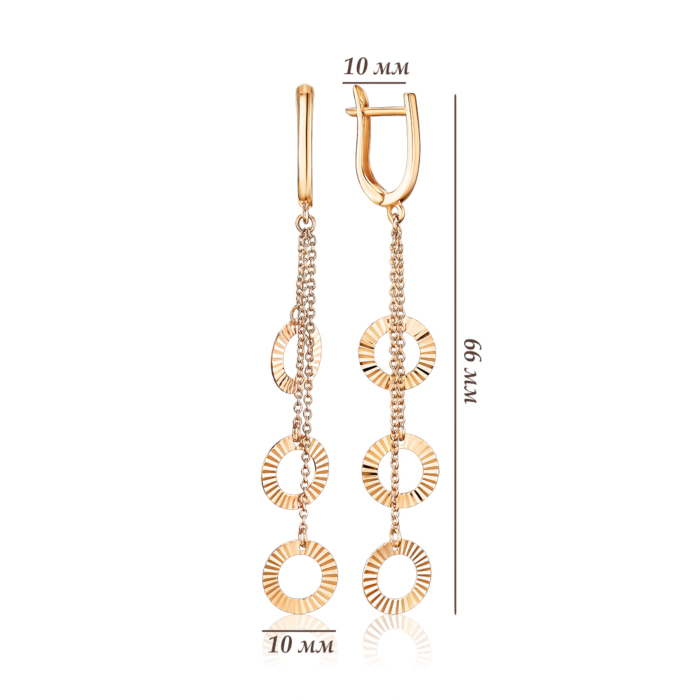 Золоті сережки. Артикул 02424-1/01/2