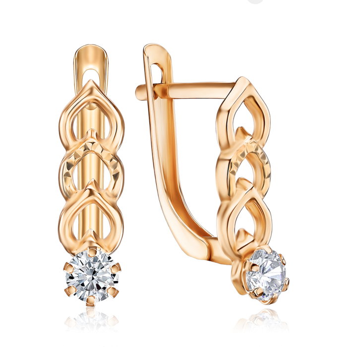 Золоті сережки. Артикул 02436-1/01/2/53