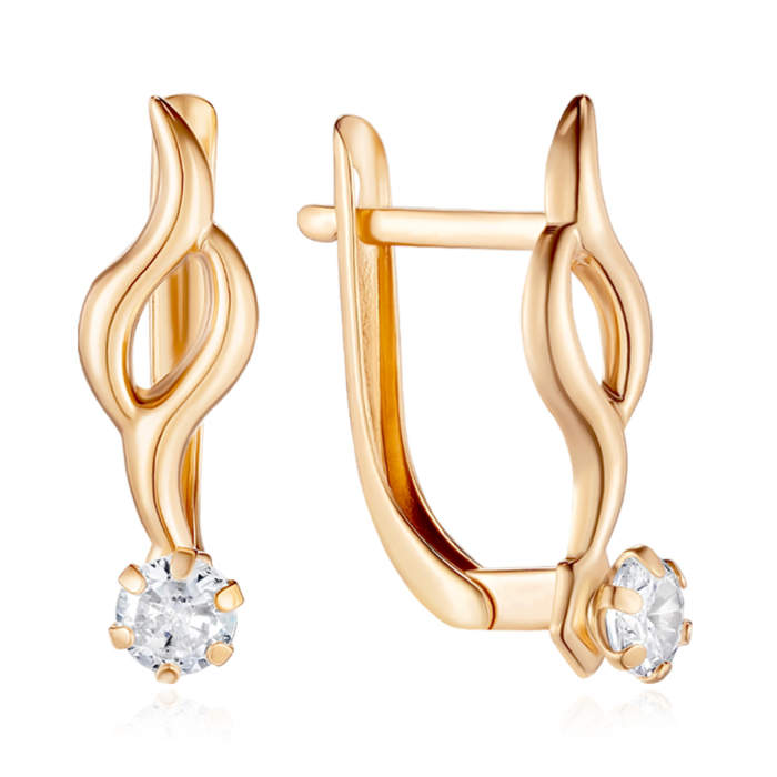 Золоті сережки. Артикул 02438/01/0/53