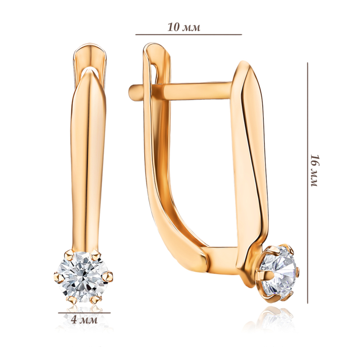 Золотые серьги. Артикул 02442/01/0/53