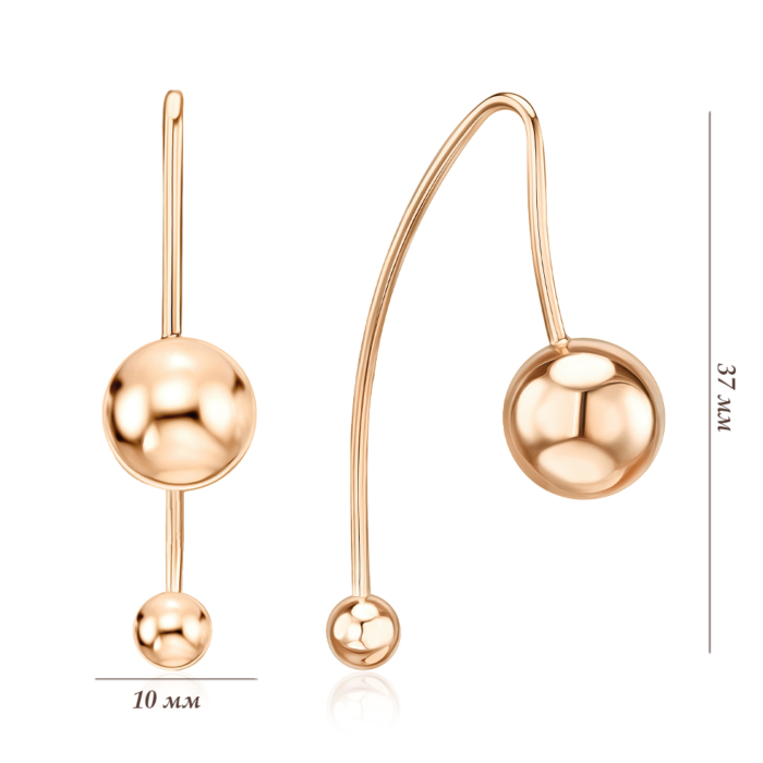 Золоті сережки. Артикул 02465/01/0