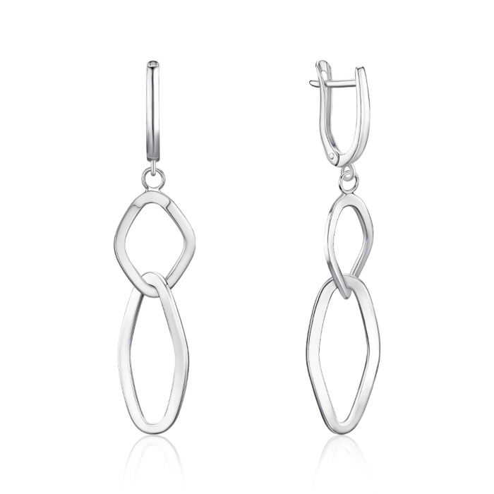 Серебряные серьги. Артикул 02500/12/1