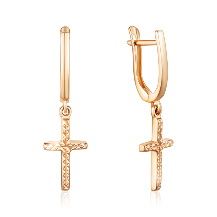 Золотые серьги. Артикул 02606/01/2