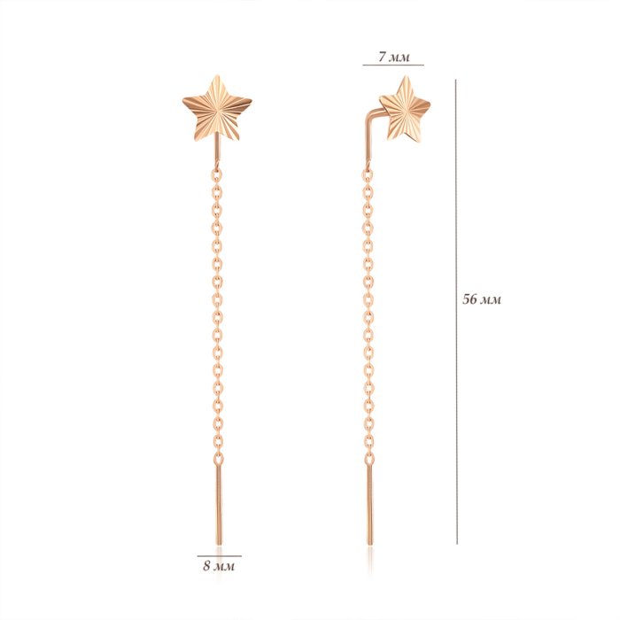 Золотые серьги. Артикул 02705-1/01/2