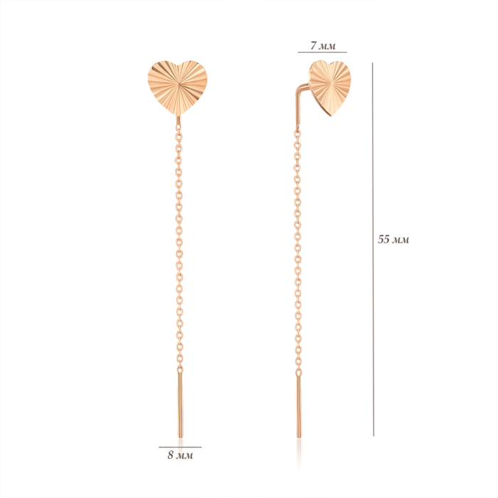 Золоті сережки. Артикул 02706-1/01/2