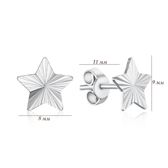 Срібні сережки 02719-1/12/3