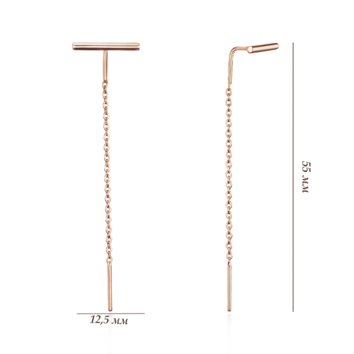 Золотые серьги. Артикул 02763-1/01/0