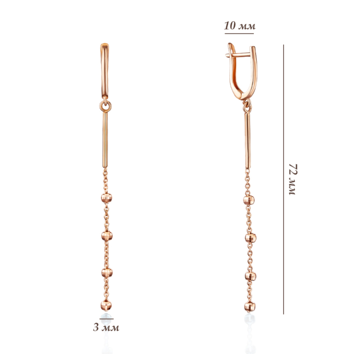 Золоті сережки. Артикул 02768/01/0