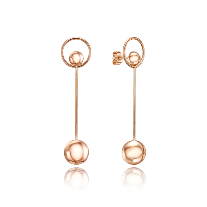 Золоті сережки-підвіски. Артикул 02796/01/0