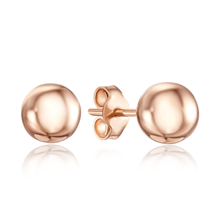 Золоті пусети без вставки. Артикул 02852-4/01/0 (02852/4)