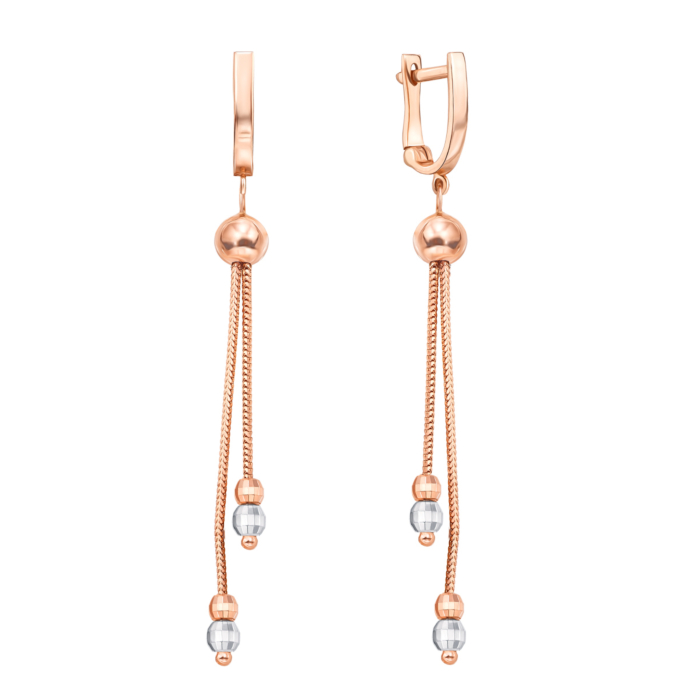 Золотые серьги-подвески. Артикул UG502907/01/1