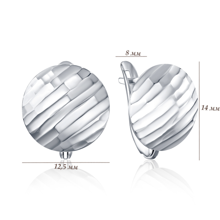 Срібні сережки 02915-1/12/3