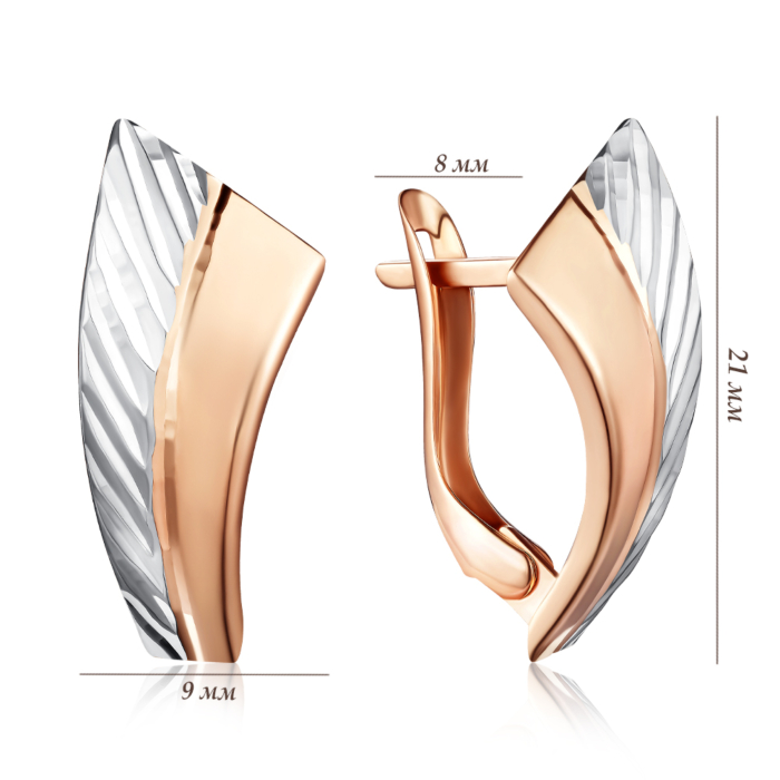 Золоті сережки. Артикул 02918/г