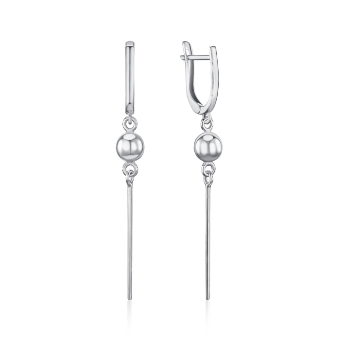 Срібні сережки-підвіски 02970/12/1