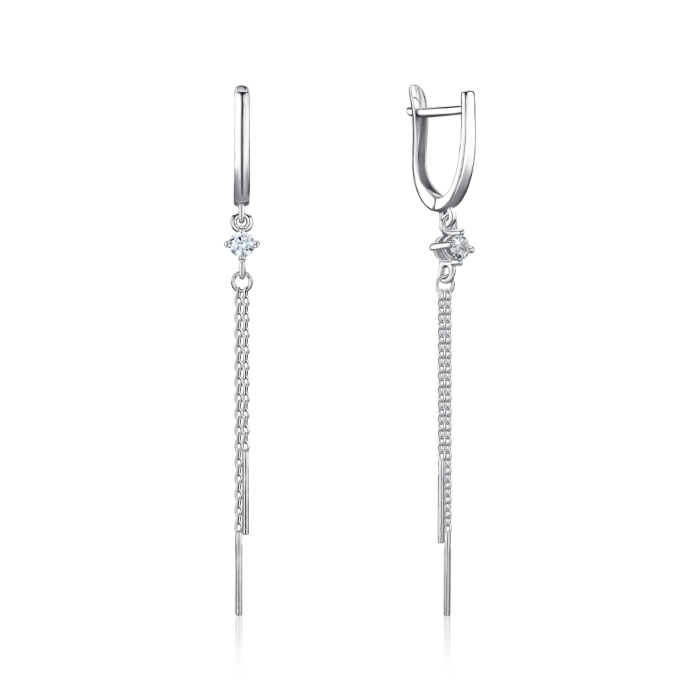 Срібні сережки. Артикул 02972/12/1/28