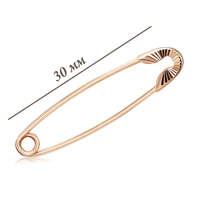 Золота брошка-булавка. Артикул 04020-1/01/2