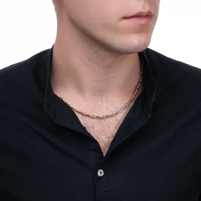 Золотий ланцюжок без вставки. Артикул 06064-15-4/01