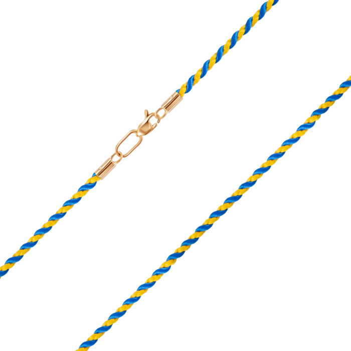 Ювелірний шнурок із золотим замком 06140-1/01/0