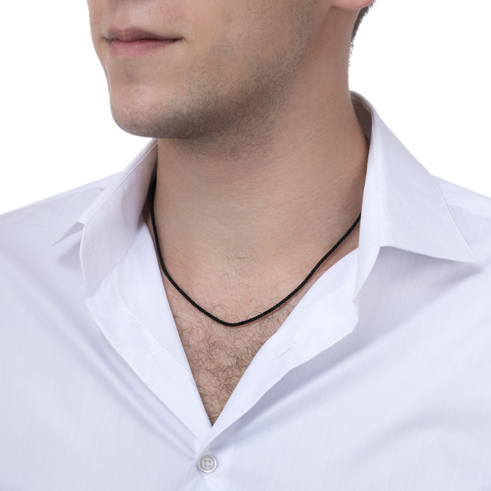 Шелковый шнурок с золотой застежкой. Артикул 06155-1/01/0