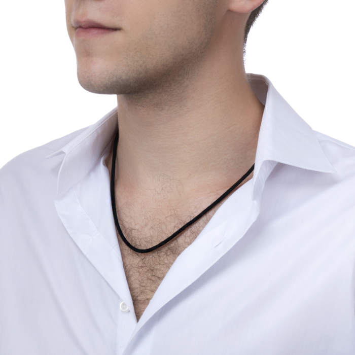 Синтетичний шнурок із золотою застібкою. Артикул 06158-1/01/0