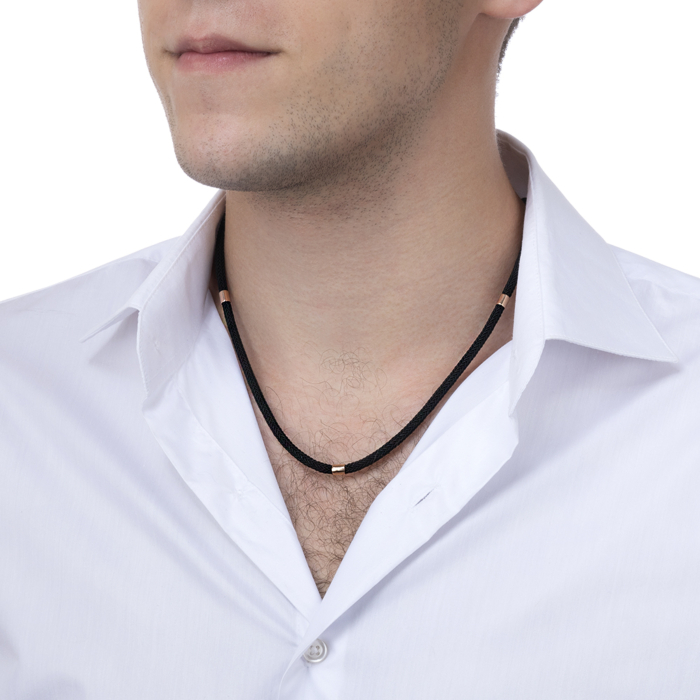 Шовковий шнурок із золотою застібкою. Артикул 06159-45/01/0