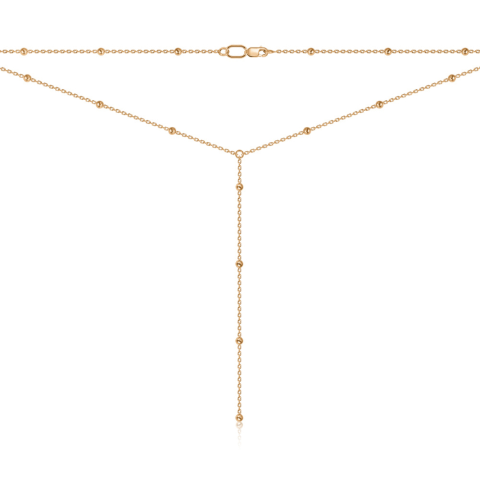 Золотое колье без вставки. Артикул 06700/01/0