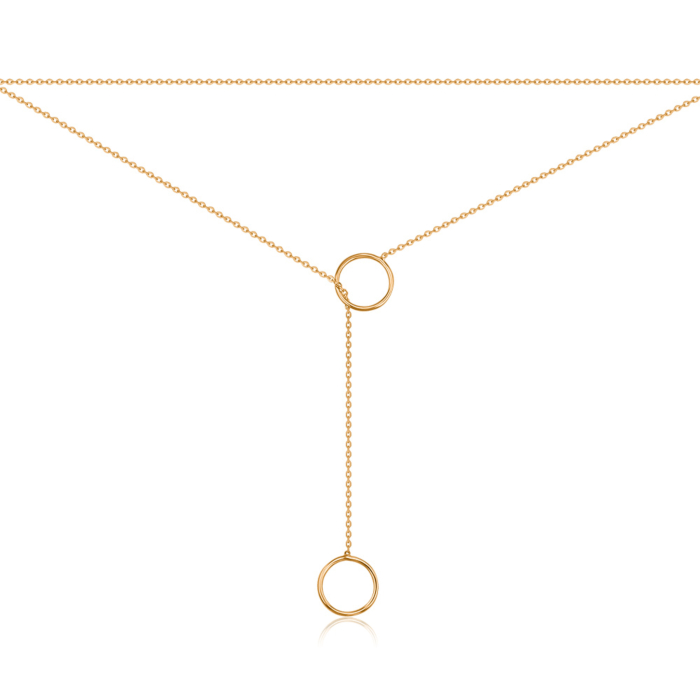 Золотое колье без вставки 06731/01/0