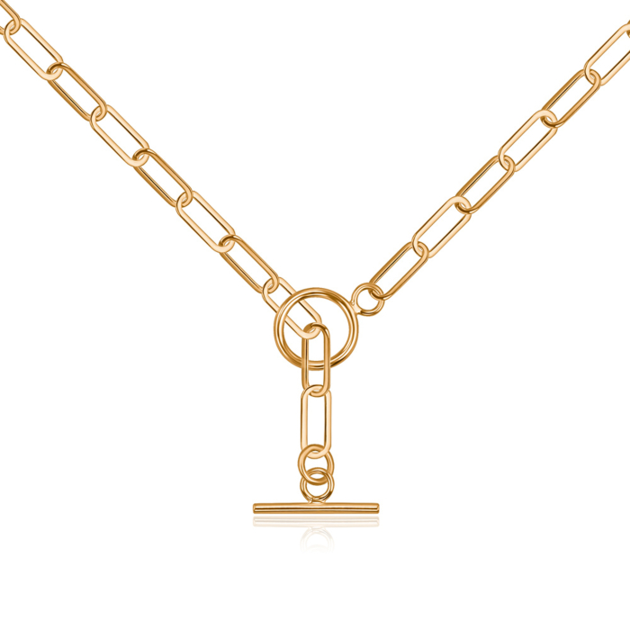 Колье из красного золота без вставки 06732/01/0