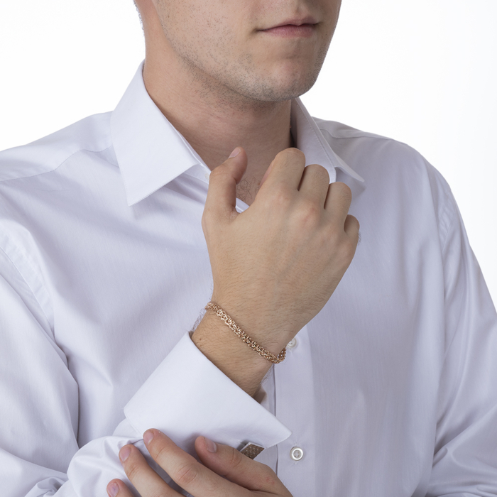 Золотой браслет. Артикул 07039-18.5-1/01