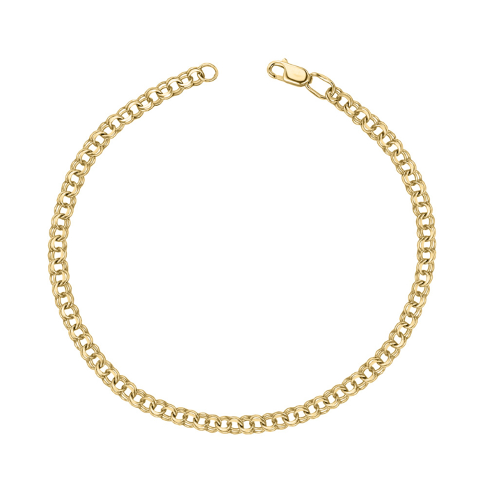 Браслет з жовтого золота без вставки 07066-8.5-1/03