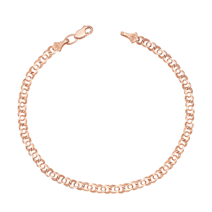 Золотой браслет без вставки. Артикул 07084-9-1/01 (07084/3.5ц)