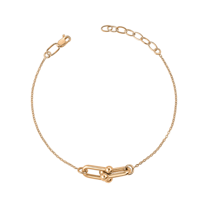 Золотой браслет без вставки. Артикул 07115-1/01/0