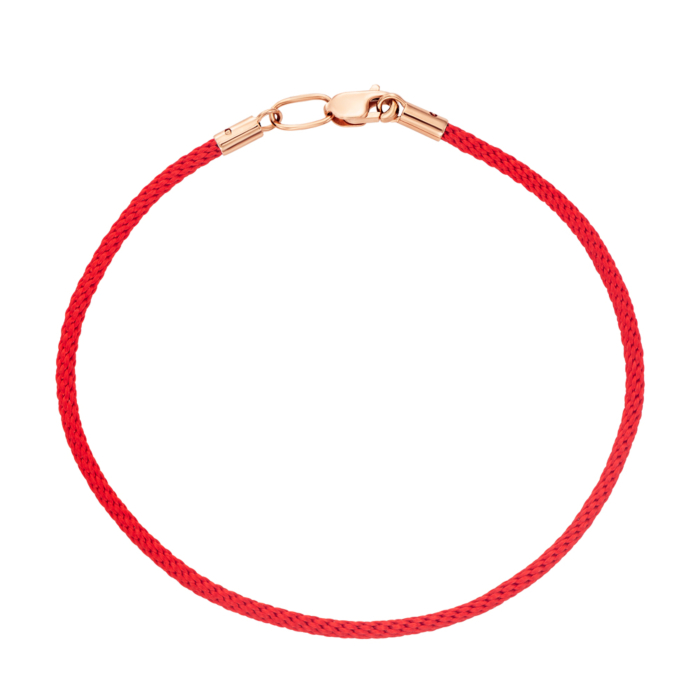 Браслет на нитці з золотими вставками. Артикул 07156-1/01/0