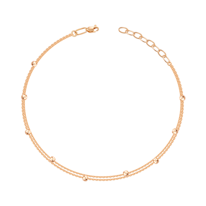 Золотий браслет на ногу. Артикул 07233-22/01/0