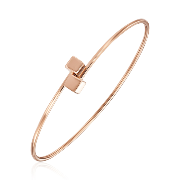 Золотий жорсткий браслет. Артикул 07236-9/01/0