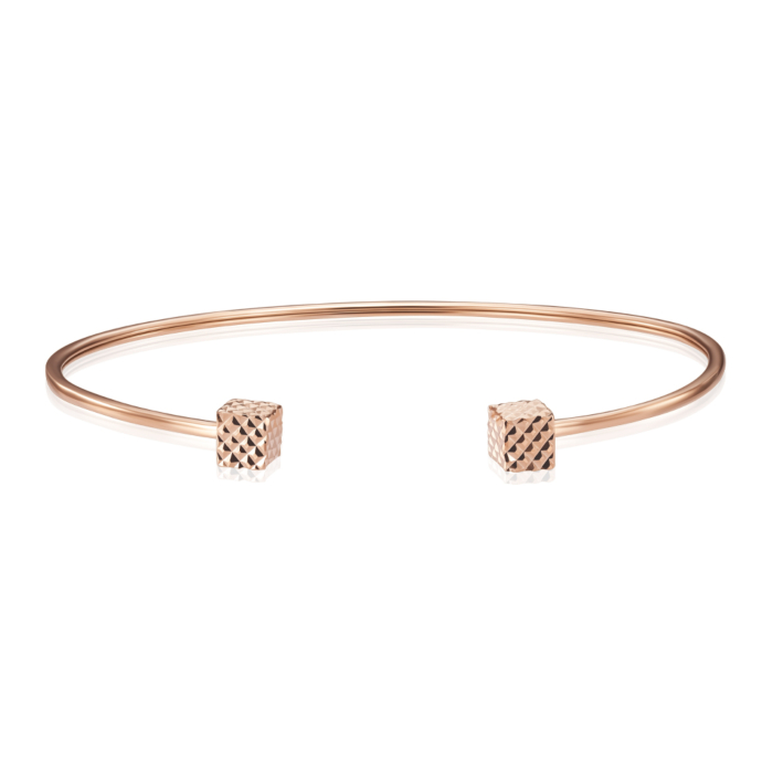 Золотий жорсткий браслет. Артикул 07237-2/01/2