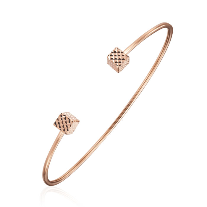 Золотой жесткий браслет. Артикул 07237-2/01/2