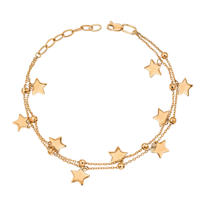 Золотой браслет без вставки. Артикул 07239/01/0